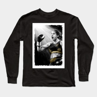 Katie Taylor Boxing Artwork Long Sleeve T-Shirt